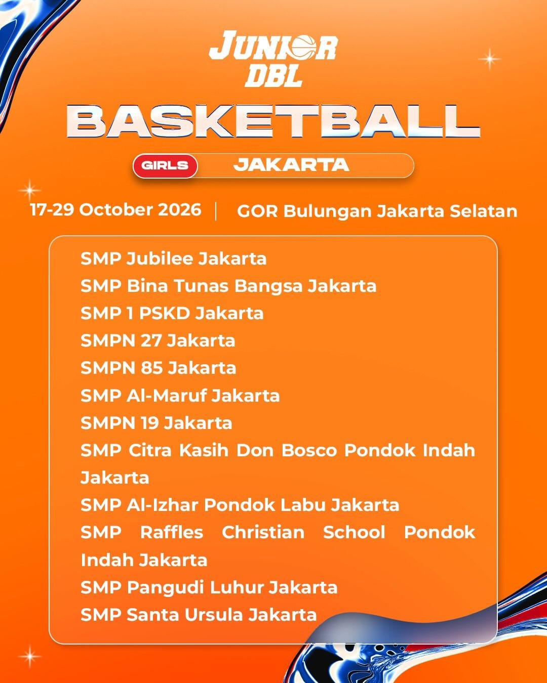 Junior dbl 2026 jakarta