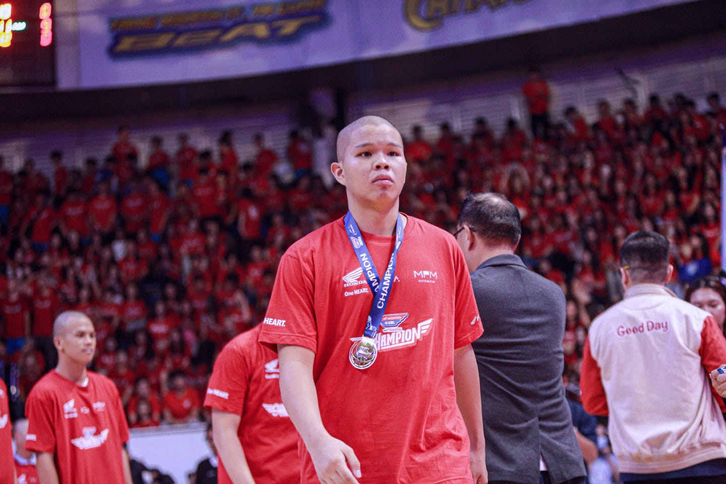 Potret Jordan usai resmi menyabet status Champion Honda DBL with Kopi Good Day 2026 East Java