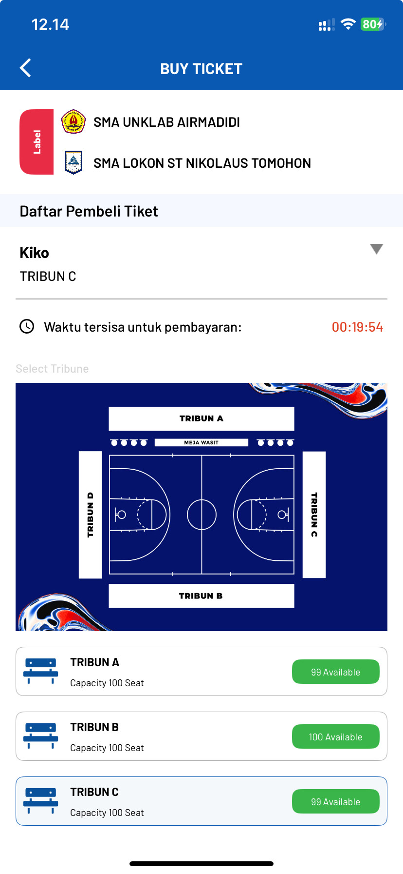 DBL North Sulawesi - Cara Beli Tiket